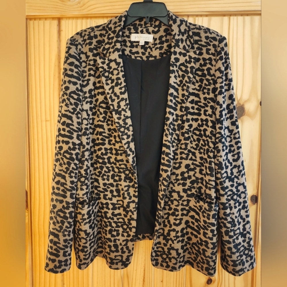 Blazer L Animal Print by Philosophy